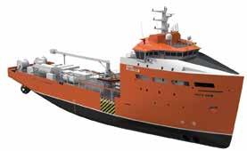 1060 m³ offshore carrier 8500 o.a. 119.1 m cargo deck 85.2 m 27.5 m depth 9.0 m draft 5.45 m 12.