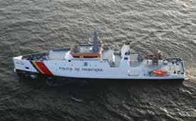 propulsion CPP propulsion 4 x 1,678 kw offshore patrol vessel 1800 82.