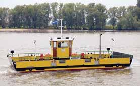 14 passenger seats ferry 1505 Double Ended Ferry 3180 vehicles 8 passengers 120 Speed (kn) 9 depth at sides capacity 15.0 m 5.2 m 1.4 m 97 bkw (130 bhp) 7.