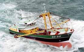 trawler 41.0 m 9.0 m depth at sides 5.1 m tonnage 484 GT research vessel 3609 36.0 m 9.4 m depth at sides 4.