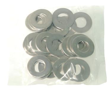 Military Spec Flat Washers NAS1149 Washers 18-8 Stainless Steel. Made in the USA to Military Specifi cation. Available in bulk or in Paks.