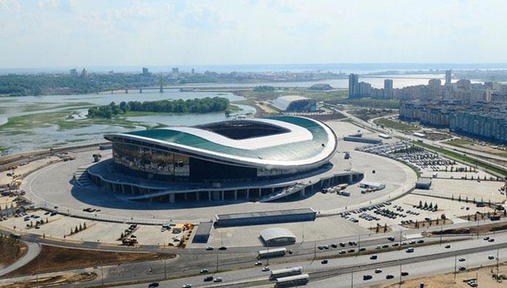 5 2. Stadium Kazan Arena Capacity 45 379