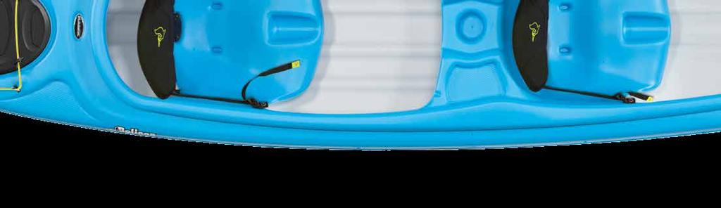 Awide range of sit-in Kayaks ALLIANCE 136T The Alliance 136T is built on a multi-chine flat bottom hull platform that provides maximum stability, reduced drag and improved cruising