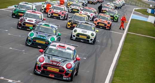 The calendar will see the JCW chamionship visit the best circuits in the UK with 18 races across 8 events, and will also enjoy various prizes including a Dunlop sponsored test day in a top BTCC car