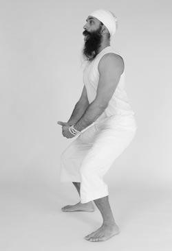 8. Sit in Easy Pose. Extend your arms straight out in front of your body from your shoulders parallel with the ground. Your right arm will move up and down 90 degrees.