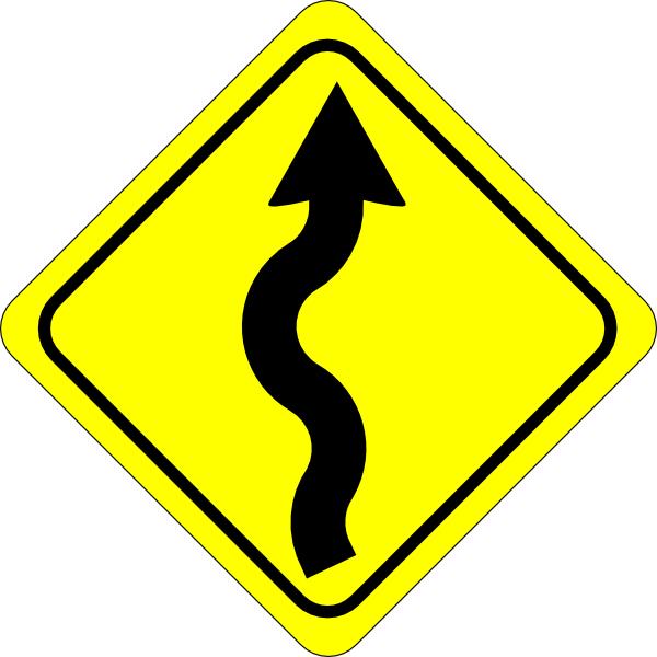 3 SIGNS AND ROAD MARKINGS 6) Signs and road markings appear along every type of roadway.
