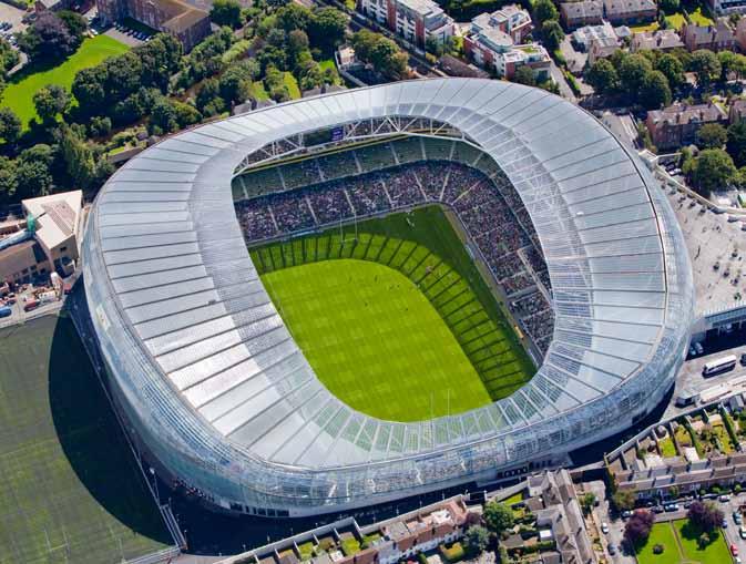 31.07.2010 AVIVA STADIUM The AVIVA StADIUM HAS been SUCCeSSFUlly opened and IS now operating AS envisaged.