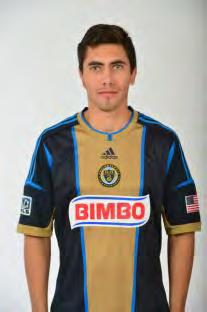 the 2011 MLS SuperDraft 2012: Made an appearance in 32 games for the Union, drawing 31 starts and playing 2802 minutes Was selected as one of two players to represent the Union during the 2012 MLS