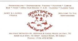 com or 715-617-5873 Sept. 3rd-10th club outing on LOTW at Red Wing Lodge.