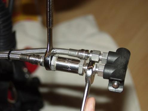 or plugged. The parts in the valve are: A. snap ring; B.