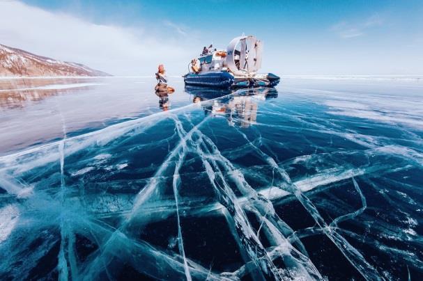 For our unforgettable adventure we will use hovercraft Khivus going on transparent ice of Baikal lake to visit of Bolshie Koty village and surroundings - Sennay Bay, Rock Skriper.