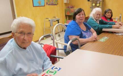 popsicle and played UNO with the residents.