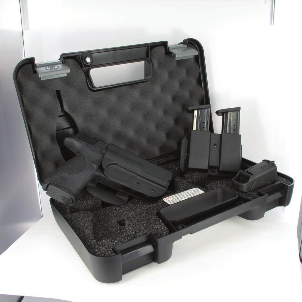 Range Carry Kit with its ready-to-go package, the M&P Carry and Range Kit offers shooters high-quality accessories along with their choice of an M&P9 or M&P40 pistol.
