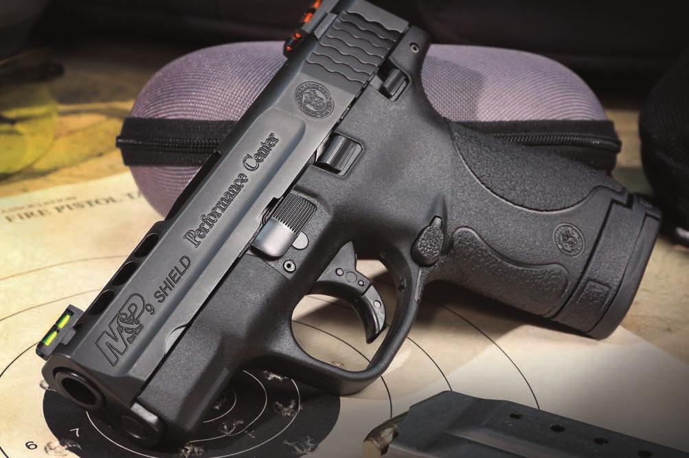 PERFORMANCE CENTER M&P PISTOLS Performance Center Ported pistols are skillfully engineered with the competition shooter in mind.