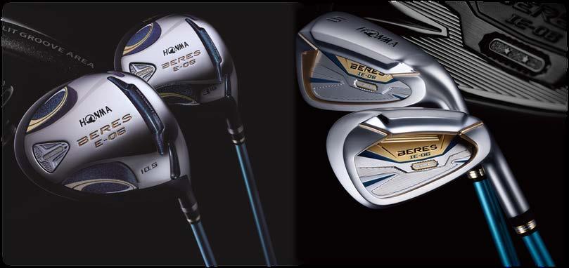 Ladies in late March, 2018 (Japanese market). The BERES E-06 series is designed to improve performance of senior and lady golfers, who have head speeds under 85mph.
