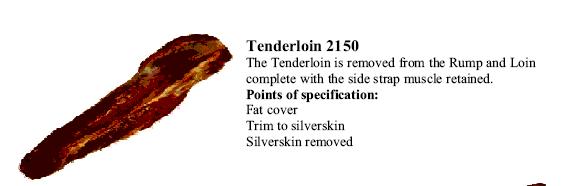 Tenderloin - A long tapering