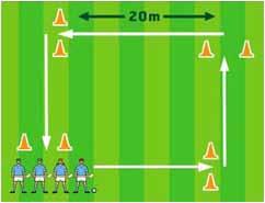 2 C GOLF GOALS - - D GROUND TENNIS - - If a ball runs right through the grid it stays permanently on that side (to
