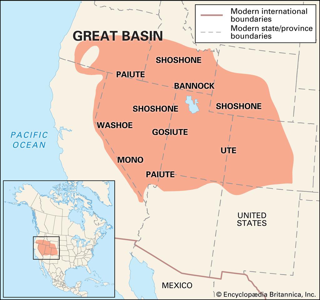 There are many Native American groups. One of them is the Native Americans of the Great Basin. It includes several different tribes.