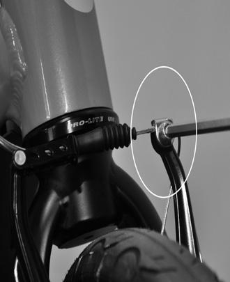 IV. How Attach Front Brake Cable: If you cannot get the front brake cable to attach because the cable feels tight, there are a few situations that could be contributing to the problem including the