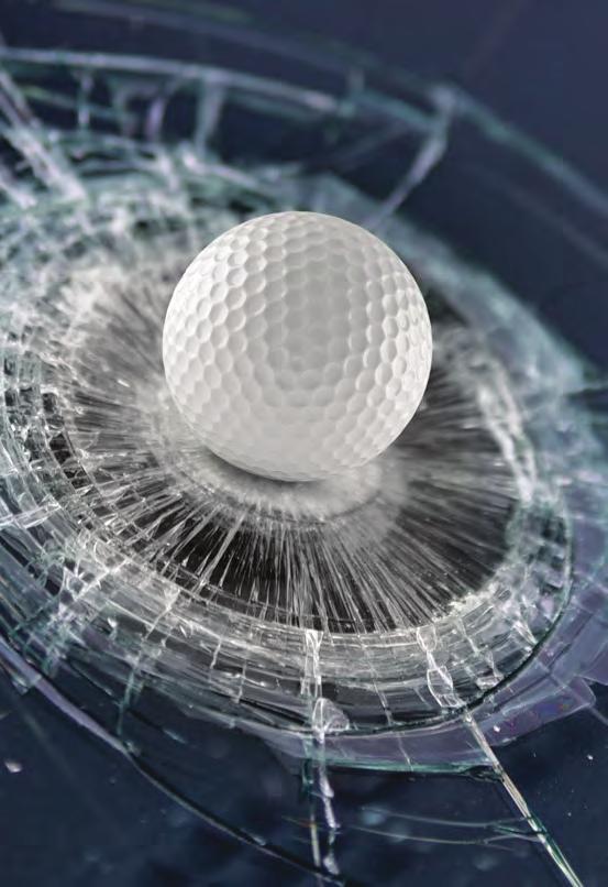 Golfer Benefits Broken Window Protection Bad shots are now pane free. The only thing worse than an errant shot is one followed by a loud crash.
