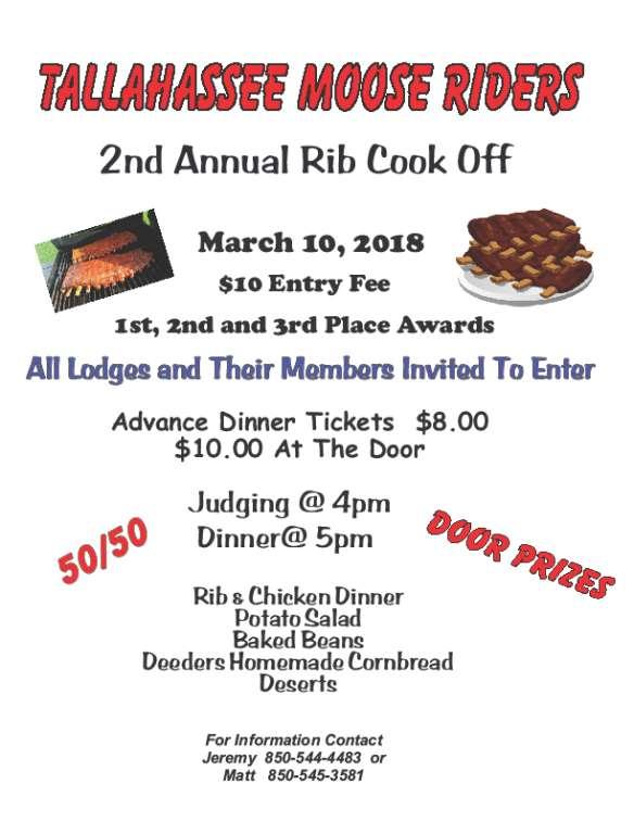 Good Music & Good Food Inside this issue: Rib Cook off 1 From the Senior