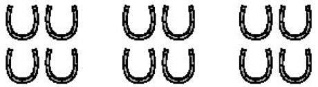 19. Fred needed to put horseshoes on his horses. If he counted the horseshoes in groups of 4, which list shows numbers Fred could have named?