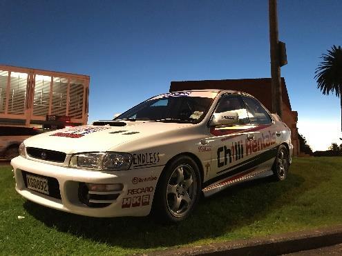 1996 Subaru WRX: This Team Chilli Racing WRX, car was actually one of only ten cars used by Subaru to take out clients round the Suzuka circuit in Japan and was used from 1997 to 1998.