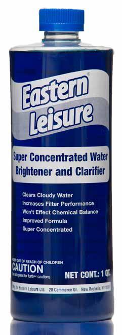 bottle, 4/case An economical product that keeps pool water sparkling and clear. Dosage: 4 oz. per 5,000 gal. Flok EL102E - 5 lb.