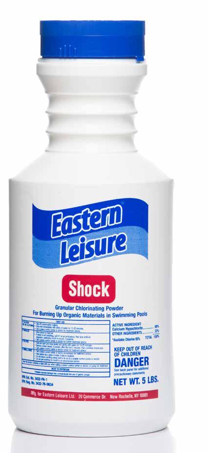 Sanitizers Eastern Leisure sanitizers keep pool water clean and free from bacteria.