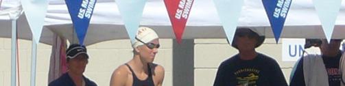 60 Heather Tiltmann heads to the starting block. W 45+ 200 FR 1:58.98 W 55+ 200 FR 2:07.16 W 55+ 200 MR 2:27.