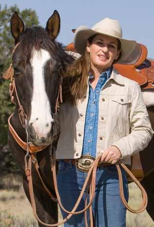 Julie Goodnight and her beloved gelding Dually frame, release him. Keep in mind the old axiom, All of training occurs in transitions.