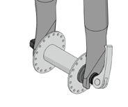 serious injury or death from a fall. a b c Quick release levers use a cam action to clamp the wheel or other components in place.