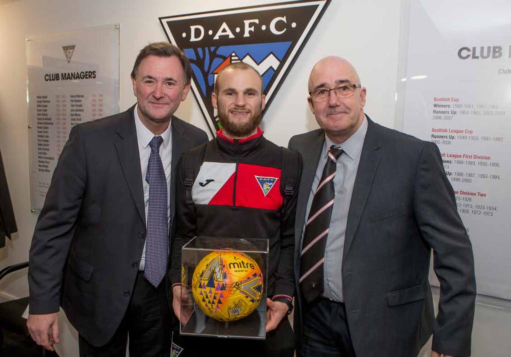 Organised by 1885 DUNFERMLINE ATHLETIC BUSINESS CLUB MATCHBALL SPONSOR Matchball Sponsorship offers a unique opportunity for guests to sponsor the matchball at East End Park - and then receive a