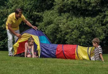 062 Adventure Play Tent Play indoors or outdoors! Fast and easy to set up with a durable, washable fabric.