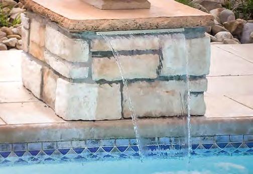 NATURAL WONDERS PRODUCT GUIDE WAterFalls CollEction Four distinct waterfall styles mean you have a water feature option for every pool.
