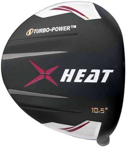 Heater BMT Cup Face Titanium Driver TW-1340 Cup face design enlarges the effective face area and sweet spot. The benefit is increased rebound effect for more distance.