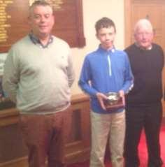 Noel always had time. He was always interested! Never saw him in bad form! Great man! Joseph Keyes being presented with the Junior Golfer of the Year for the third year in a row.