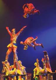 The acrobats will