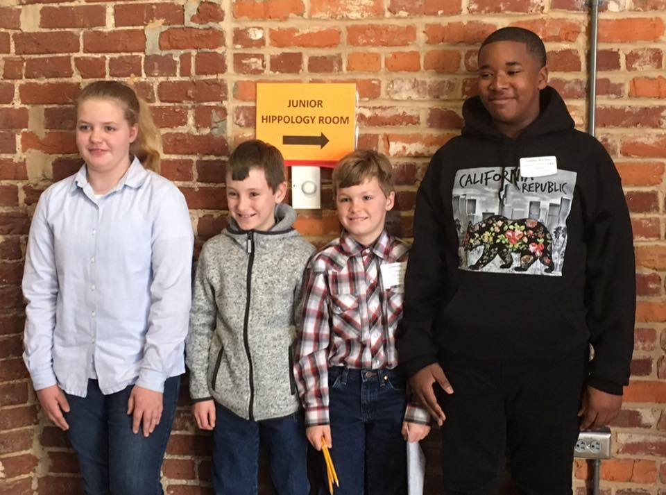 VOLUME 2, ISSUE 1 APRIL 1, 2018 Juniors Excel at Horse Program Competitions On February 10th a Junior team from Halifax County competed in the jeopardy style competition called Horse Bowl.