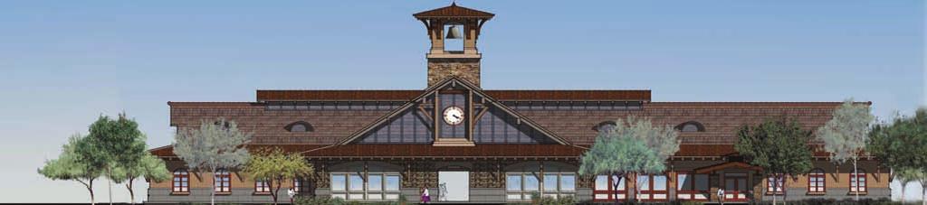PGA Learning Center South Elevation The PGA Village Concept Western Edition The Coyote Springs goal is to design a facility that will serve as the Western home of PGA Professionals and as a