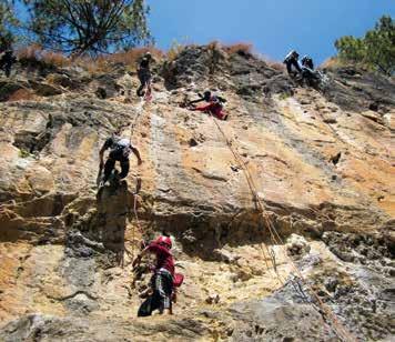 Adventure Trips and Add-on Activities Rock Climbing Rock climbing is a physically and mentally demanding sport, one that often tests a climber s strength, endurance, agility, and balance along with