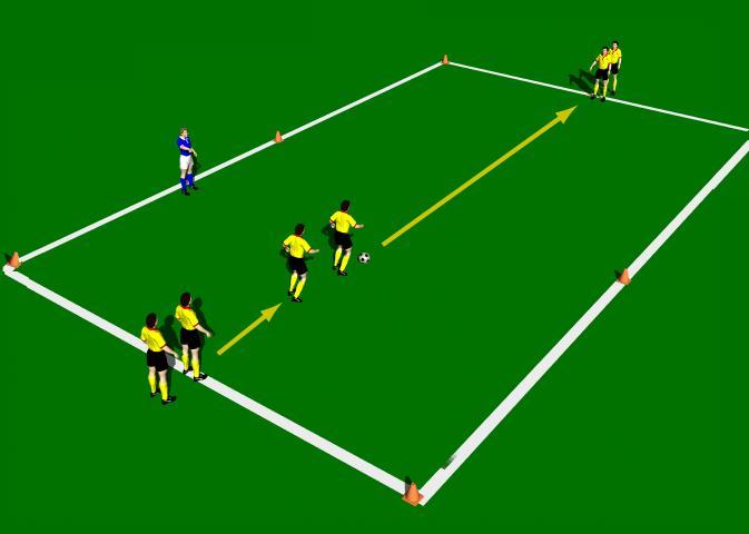 Defensive Recovery Runs This practice is designed to improve each player s reaction to recovering when possession is lost.