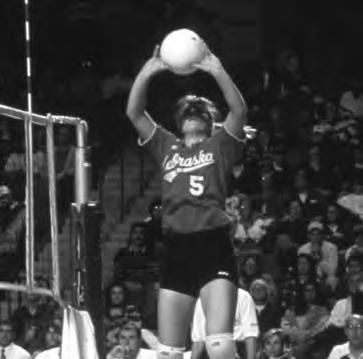 HISTORY Two-time All-American Christy Johnson led the Huskers to their first NCAA title in 1995.