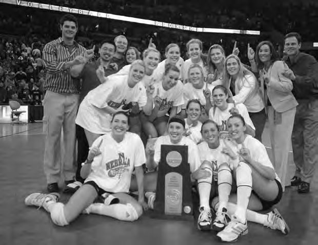 The Huskers are tied for second among all NCAA programs with three national titles (1995,