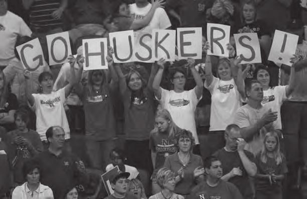 In 2008, the Huskers finished second in the nation in attendance, drawing 71,539 fans in 15 matches for an average of 4,769 per