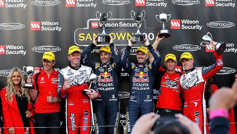 V8 Supercars Wilson Security Sandown 500 I Previous Winners 11 PREVIOUS SANDOWN WINNERS Year Drivers Entrant 2014 Jamie Whincup/Paul Dumbrell Holden Commodore VF 2013 Jamie Whincup/Paul Dumbrell