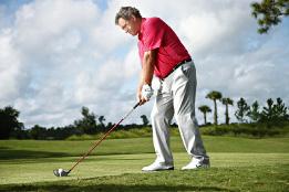 DRILL No. 4: HIP SPEED PRACTICE WHAT YOU LL NEED: Your driver. WHAT THE DRILL DOES: Teaches you Rory s No. 1 power key: clearing the hips fast and furiously from the top.
