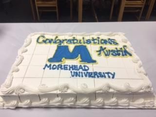 Austin Crawford signs with Morehead State University.