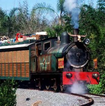 Enhancements: Wildlife Express Train (One Way) Wildlife Express Train (Roundtrip) Your journey to Conservation Station Attraction can begin as you ride the rails on this rustic 1920s-era African