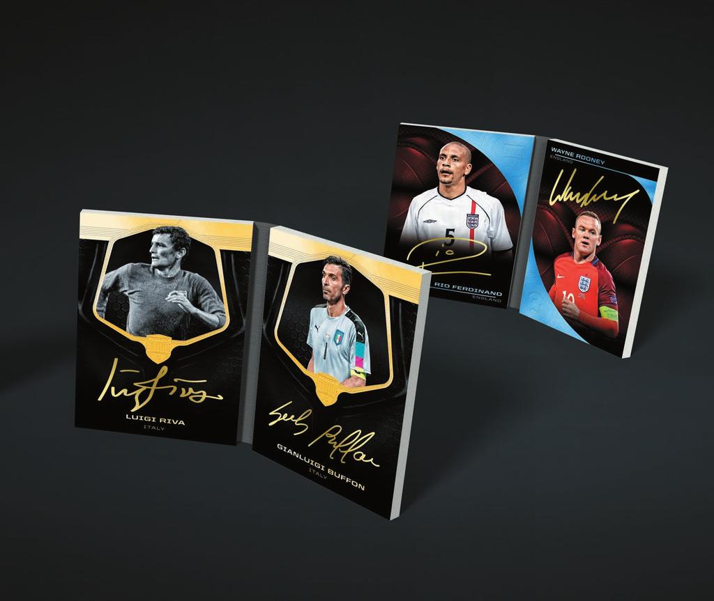 For the very first time, look for on-card autograph booklets.